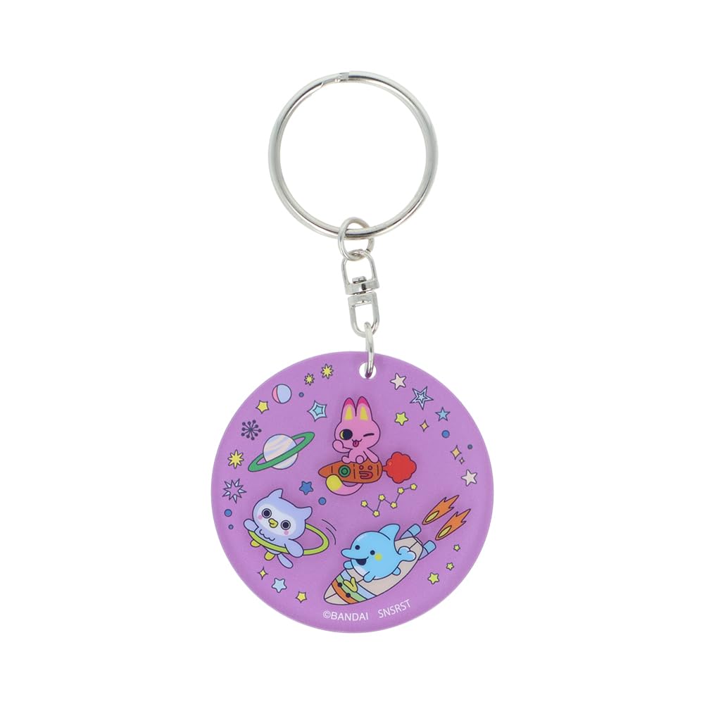 Stationery Tamagotchi Goods Acrylic Keychain Layer Design Violet S8352410 Sun-Star