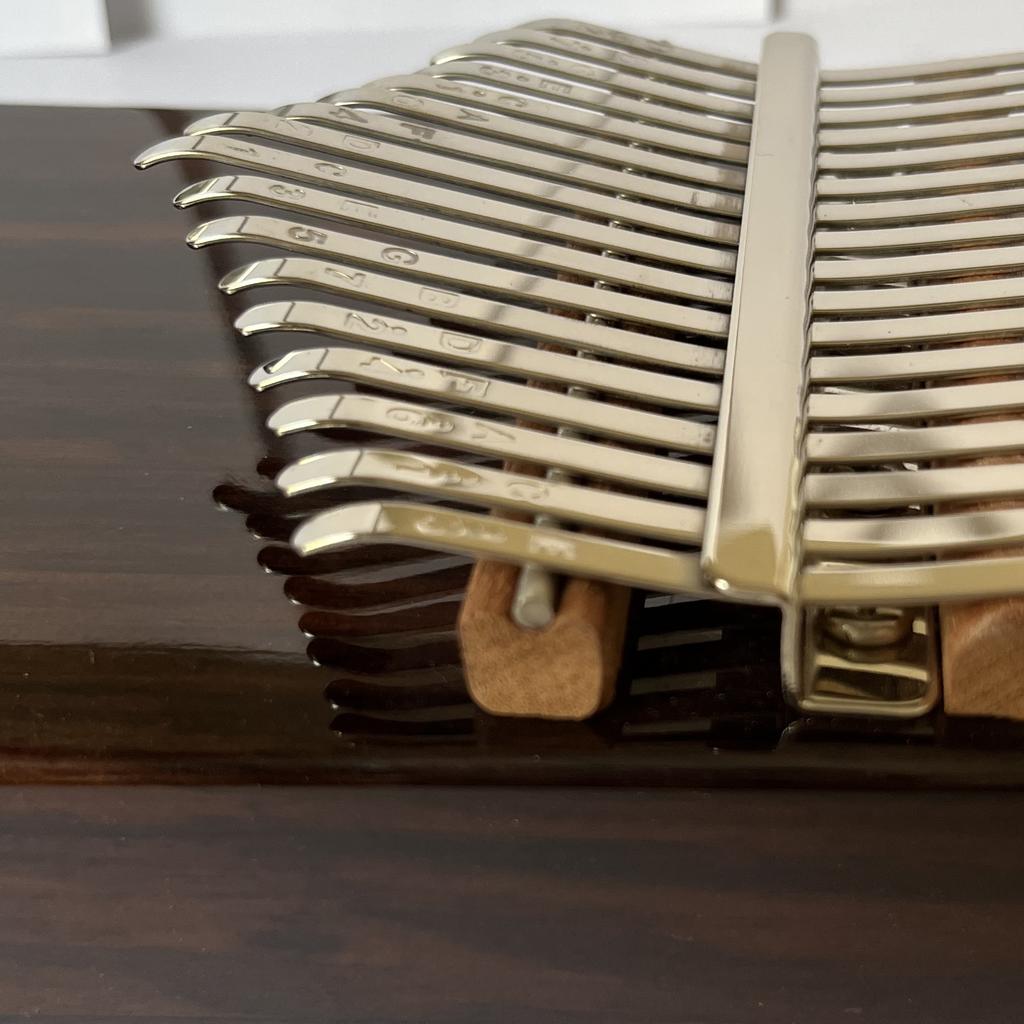 Hluru 21 Key Acacia Kalimba Box Professional 17 Key Resonator Thumb Piano Finger Piano Rosewood Mbira for Beginner