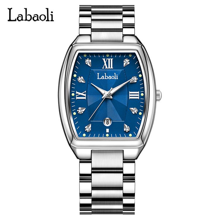 La Baoli Couple Quartz Waterproof Steel Wristwatch LA531