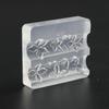 2Pcs Relief Flowers Nail Carving Mold 3D Clear Silicone Mold Flowers Petals Making For Nail Art Accessories Tools