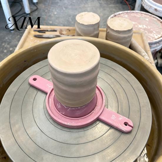 Clay Pottery Wheel Parts Trimming Bat System for Wheel, Tool, 3.5Inch 4Inch Ceramic Inserts 5Inch, 3D Printed Fixing Rim Shaper Tool Studios