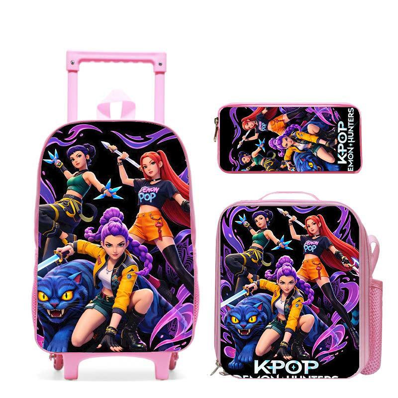 Kpop Witch Hunter Girl Group Schoolbag High Definition Printing Casual Crossing Border Lightweight Tie Rod Backpack One Piece Hair