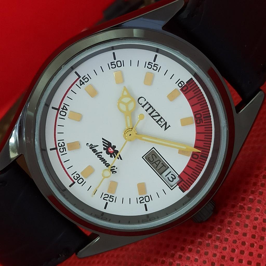 

ВОССТАНОВЛЕННЫЕ ВИНТАЖНЫЕ CITIZEN AUTO 8200 ЯПОНИЯ МУЖСКИЕ D/D БЕЛЫЕ ЧАСЫ 565a-a299453-2 SKU565a-a299453