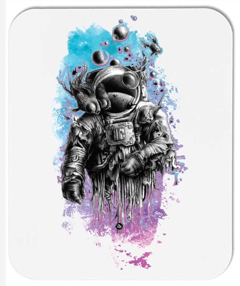 Astronaut in Space- Mouse Pad Unisex T-Shirt XXL