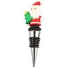 Reusable Christmas Wine Bottle Stopper Vacuum Sealed Christmas Bottle Sealing Plug  Holiday Party