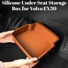 Odorless Silicone Under-Seat Storage Box for Volvo EX30 2023-2026, Driver & Passenger Side Organizer Modification Accessories