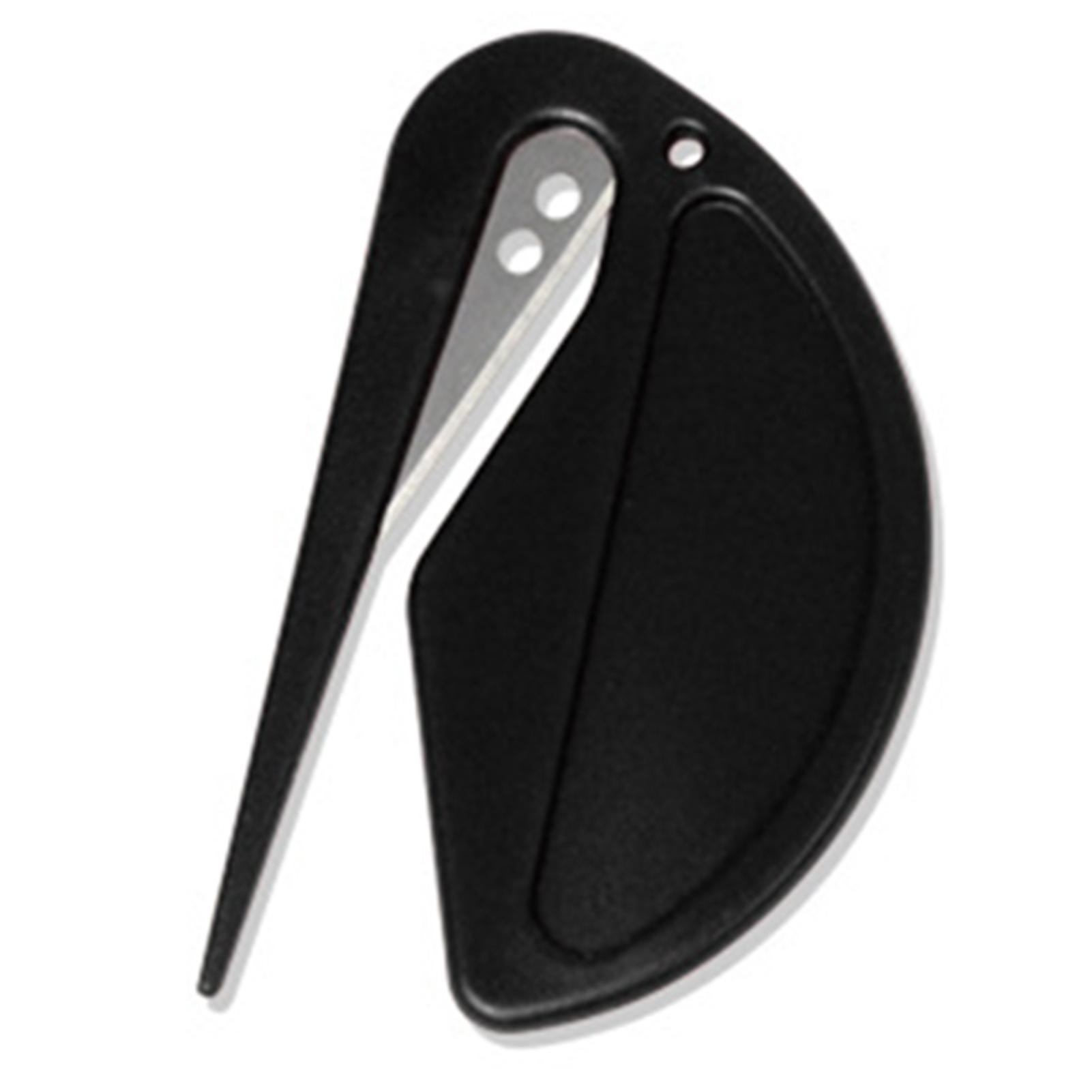 

Резак для конвертов с письмом, нож для разрезания пластиковых конвертов, с безопасным скрытым лезвием/направляющим наконечником для почты для дома