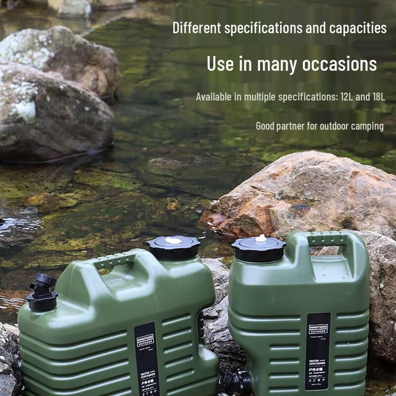 Outdoor Portable Food-Grade Water Storage Container with Faucet
