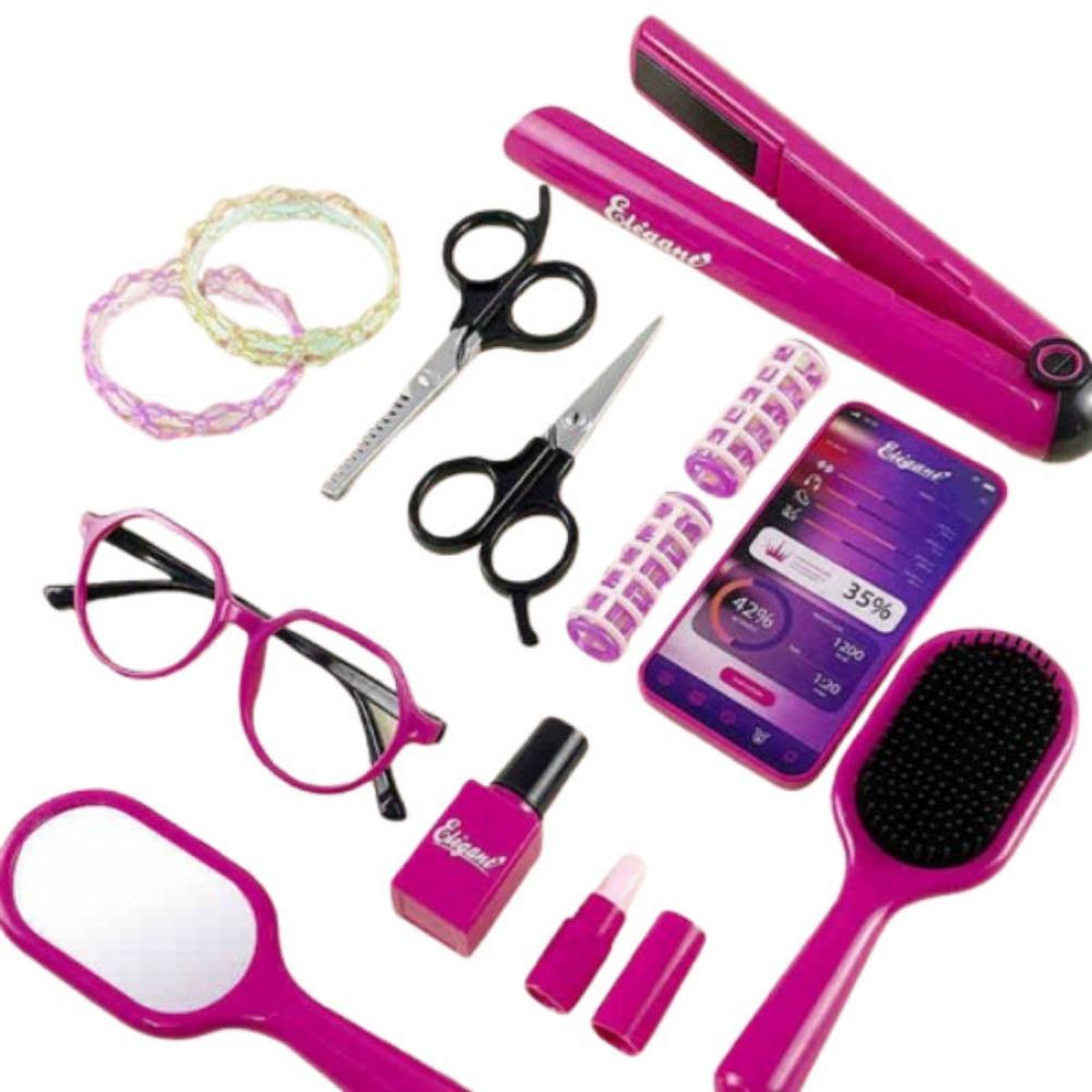 9/13/17Pcs Blow Dryer Hair Dryer and Haircut Toy Kit Styling Accessories