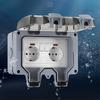 EU Type Socket Waterproof Socket Precision-engineered Sealing Snap-fit Cover Flame-retardant Material For Garden Tools