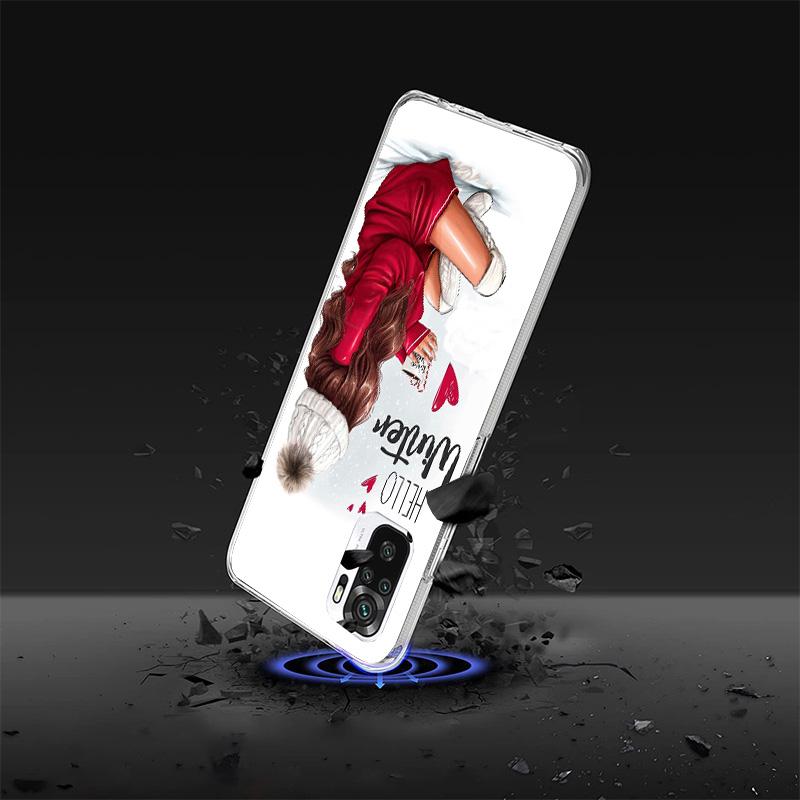 Girl Boss Female Coffee Cover Phone Case For Xiaomi Redmi Note 15 14 13 12 11 10 Pro Plus 14S 12S 11S 11T 11E 10S Soft Fundas Sh