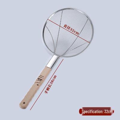 ZISIZ Stainless Steel Long-Handle Kitchen Skimmer