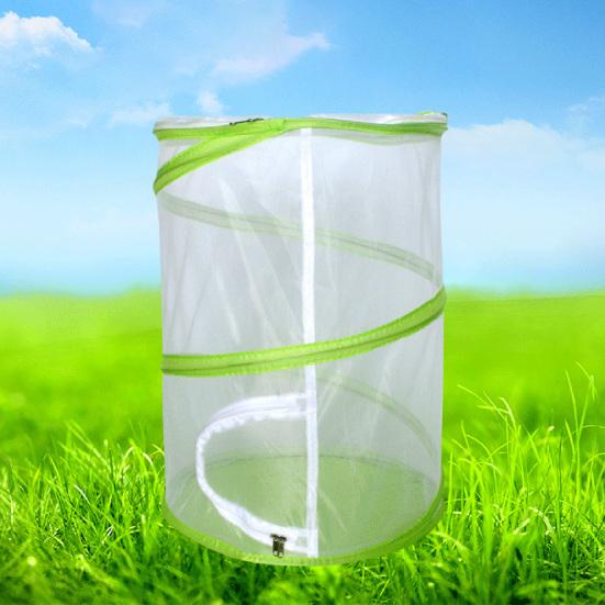 

Клетка для обитания бабочек, складной трудосберегающий металлический складной террариум для мальчиков и девочек для улицы