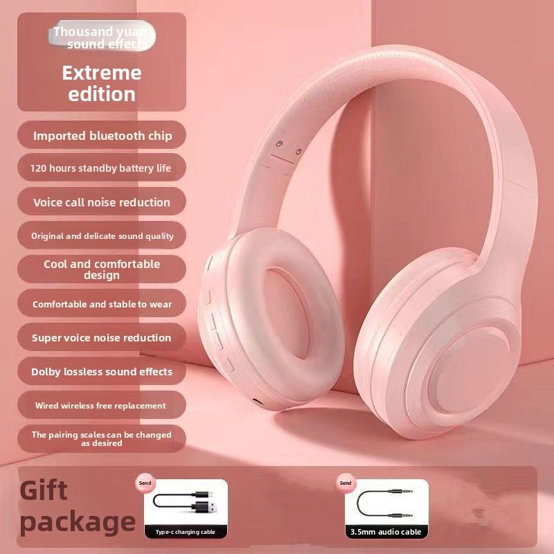 Wireless Music Long Battery Life Active Noise Cancellation Bluetooth Headset Universal
