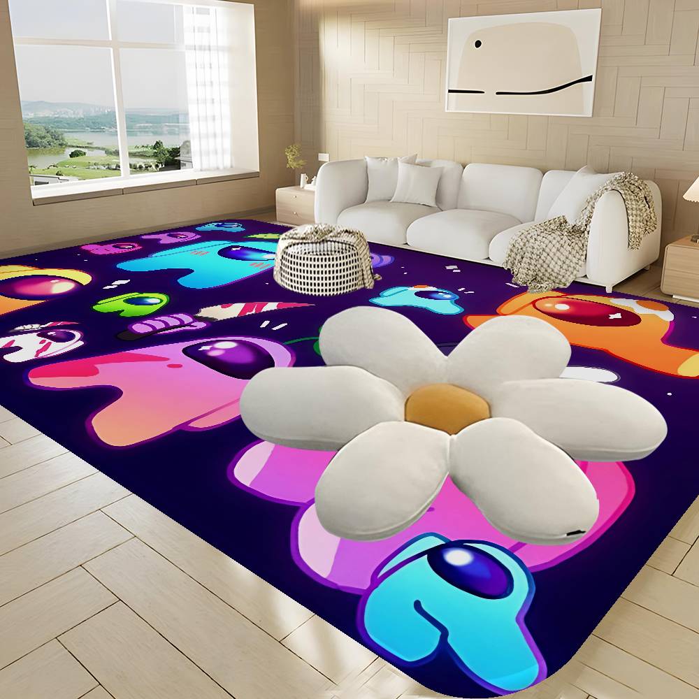 A-Among Us Bathroom Mat Kids Room Bedroom Decoration Balcony Anti-Slip Doormat Living Room Welcome Rug