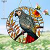 Red Tail Eagle Sunshine Catcher, Stained Glass Style, Animal Theme, Nurseries, Vintage Home Decor Wall for Bar Kitchen, Restaurant Shop Wall Decor, C