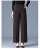 Elastic High-Waist Wide-Leg Pants for Middle-Aged and Elderly Women - Spring & Autumn Casual Plus Size