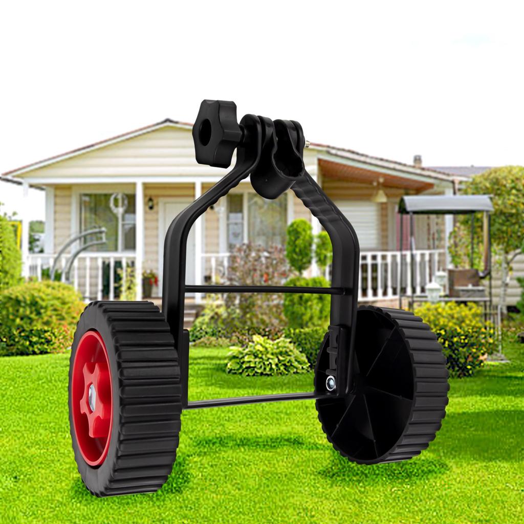 Universal-Metal String Trimmer Grass Eater Cutter Adjustable-Support-Wheels-Set