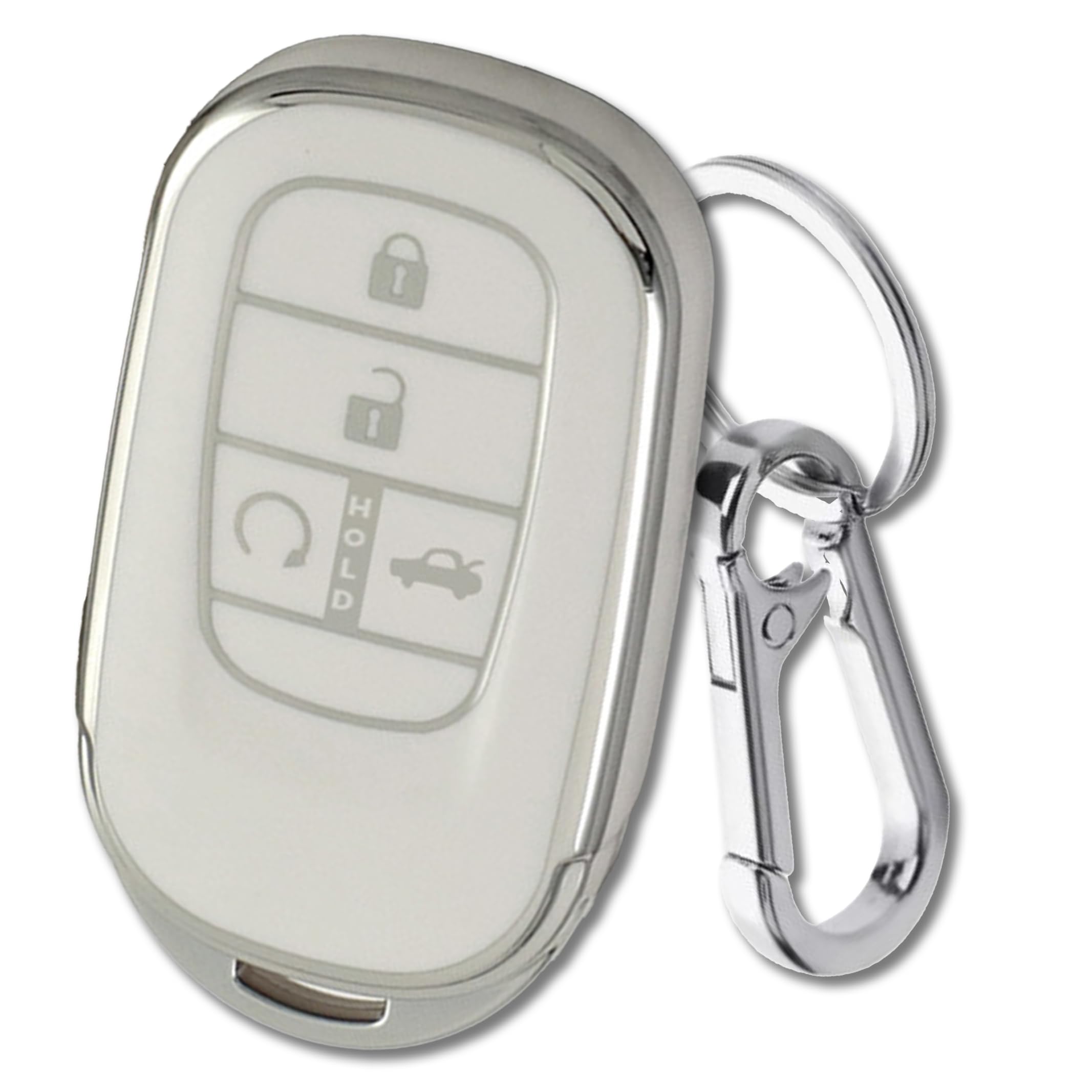 

Key Case, Key Cover, Compatible with Honda, New N-Box, N-Box Custom, JF5, JF6, Step белый