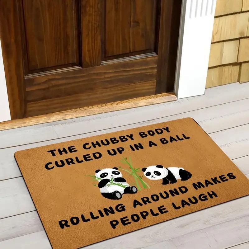 Tropical Style Door Mat With Palm Tree Cactus Pineapple Floral Patterns, Soft Decorative Entryway Rug For Home Indoor Outdoor