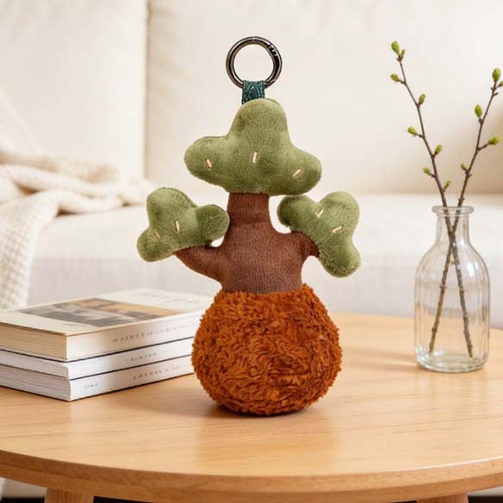 Soft Funny Keyring Adorable Animal Bag Pendant Lightweight Insect Series Plush Keychain  Gift