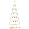 Metal Christmas Tree Gold 90 cm Powder Coated Steel