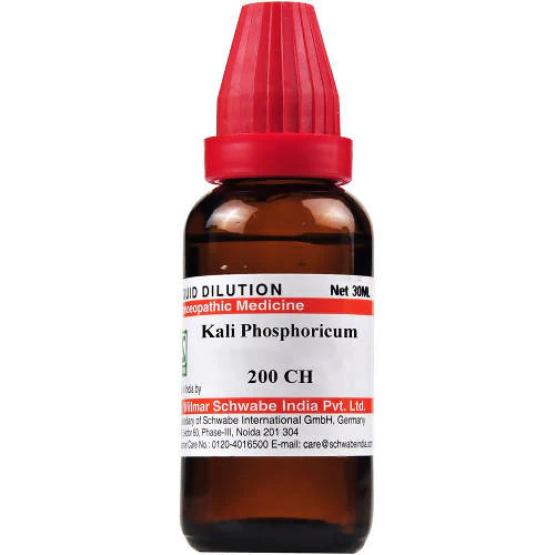 Dr. Willmar Schwabe India Kali Phosphoricum Dilution - 200 CH - 30 Ml