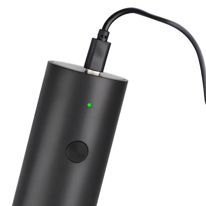 D5 USB Rechargeable Electric Salt Pepper Grinder Adjustable Coarseness Large Capacity Auto Spices Grinders Kitchen Cooking Tool