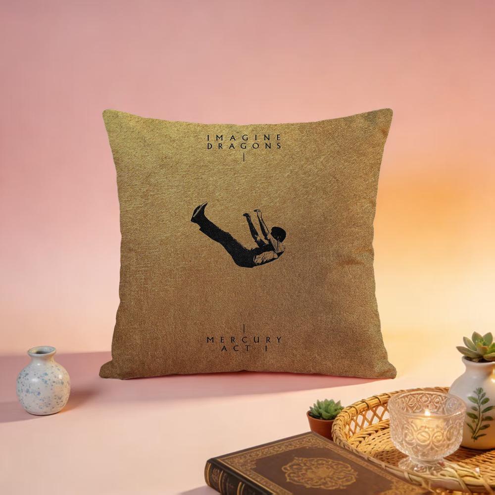 

Fashion IImagine Dragonsing Cushion Cover Premium SkinFriendly Pillow Case MultiPurpose for Home Office Travel 30X30cm