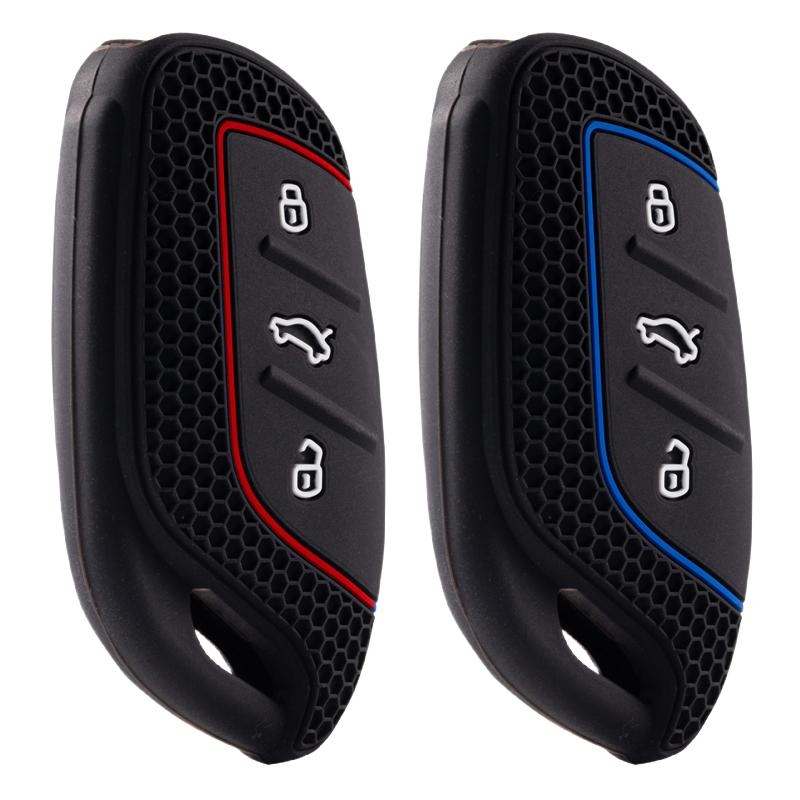 Silicone Key Case Cover For MG4 MG5 MG6 Mg3 Mg7 MG ZS EV HS EHS ZX GT Roewe RX3 RX8 ERX5 RX5 I6 I5 Car Accessories