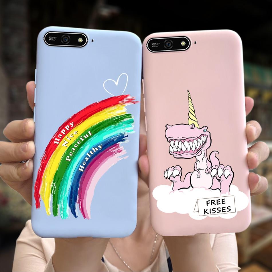 For Huawei Y6 2018 Case Lovely Printing Soft Silicone Phone Cases For Huawei Y 6 Y6 (2018) ATU-L22 Back Cover 5.7 Inch Funda