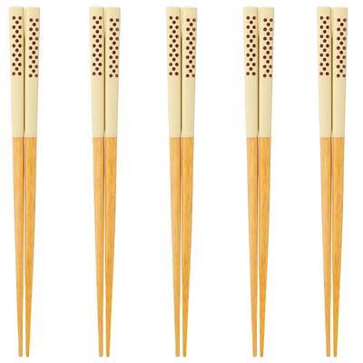 Glückliches Set von Made in PID0625 J-kitchens Essstäbchen, 5, Material Holz, Essstäbchen, Japan,