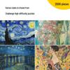 2000-Piece High Difficulty Handmade Puzzle: Large Wall Hanging Decor for Adult Stress Relief and Education.