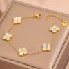 Popular bracelet, titanium steel does not fade, love zircon bracelet, high-end female light luxury niche bracelet, bracelet.