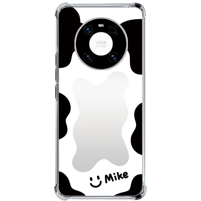 

Zhitai Huawei MATE30/40 & Nova7/8/9Pro Зеркальный чехол для телефона с коровьим узором для P30/40 Huawei Nova 7 Pro