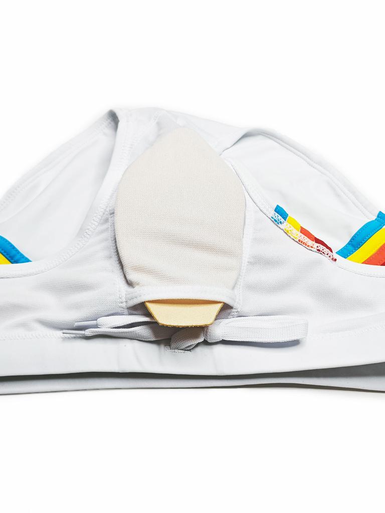 Men's Fashion Sexy Swim Brief Sexy Stripes UXH Brand Swimsuit for Men Surfing Swimwear Beach Shorts