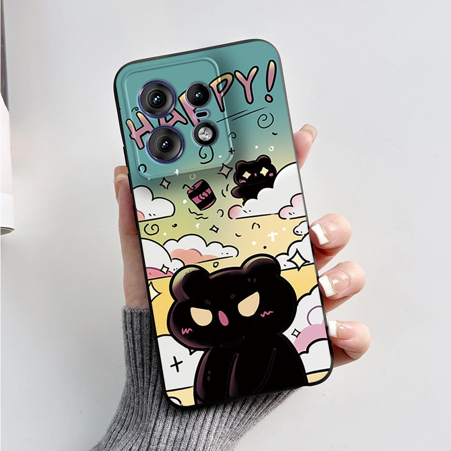 For Motorola Edge 50 Pro Ultra Fusion Case Stylish Pattern Soft Silicone Back Cover for Moto Edge 50 Pro Ultra Fusion Capa Funda