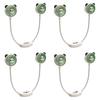 Hanging Neck Fan with Dual Adjustable Panda Heads 3-Speed Wind Cooling Hands-Free Hanging Design USB Rechargeable Sports Cooling Neck Fan