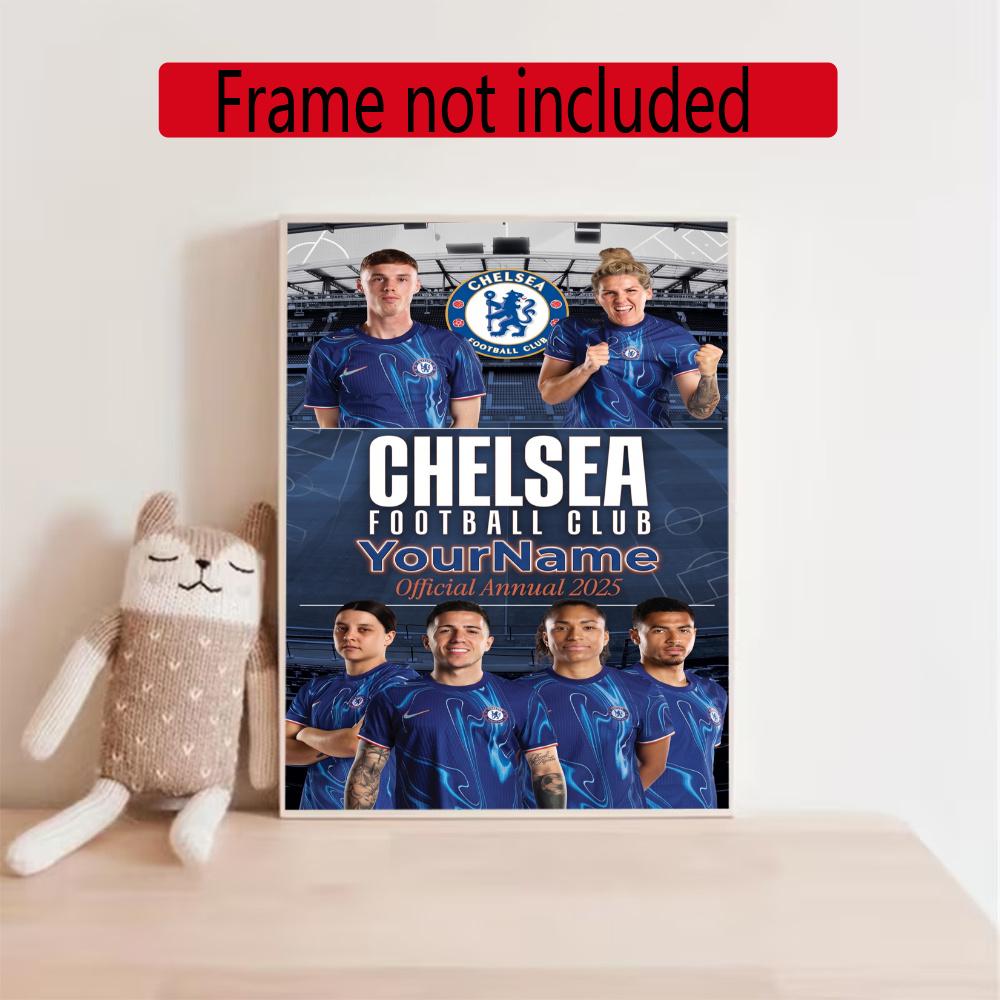 Chelsea Fc Personalized Name Round Diamond Painting Kit Diamond Embroidery Painting Rhinestones Mosaic Frameless Handwork Decoration Arts