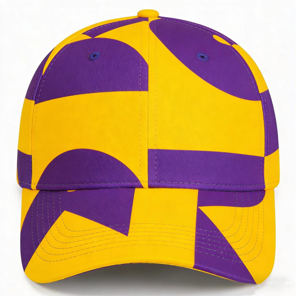 Kids Luxury Striped Leaf Printed 6-Panel Adjustable Baseball Cap Cartoon Cotton Hat Outdoor Sun Protection Soft Comfortable