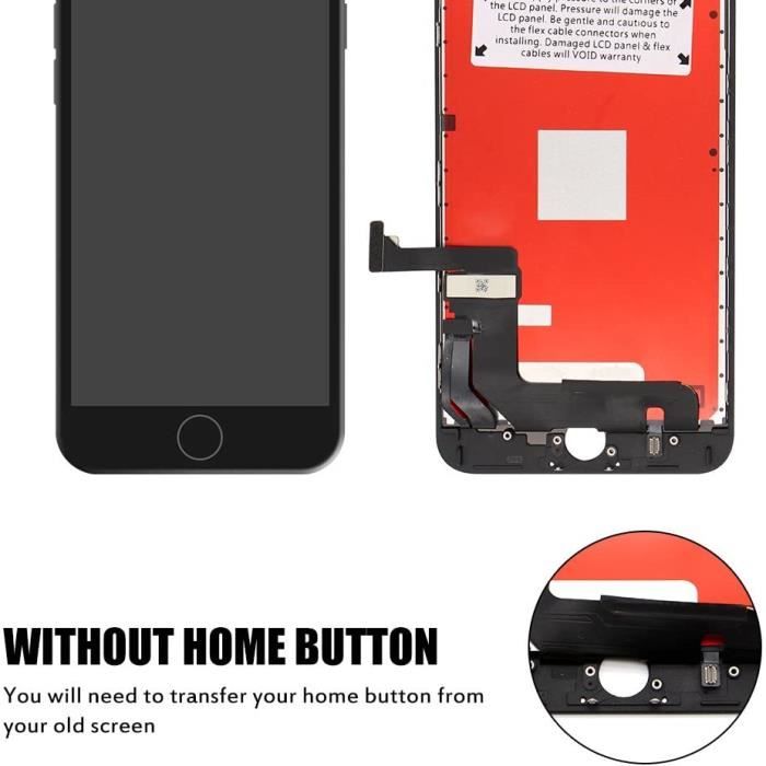 Écran de Remplacement - iPhone - 7 - Noir - 3D Touch - LCD Tactile Complet