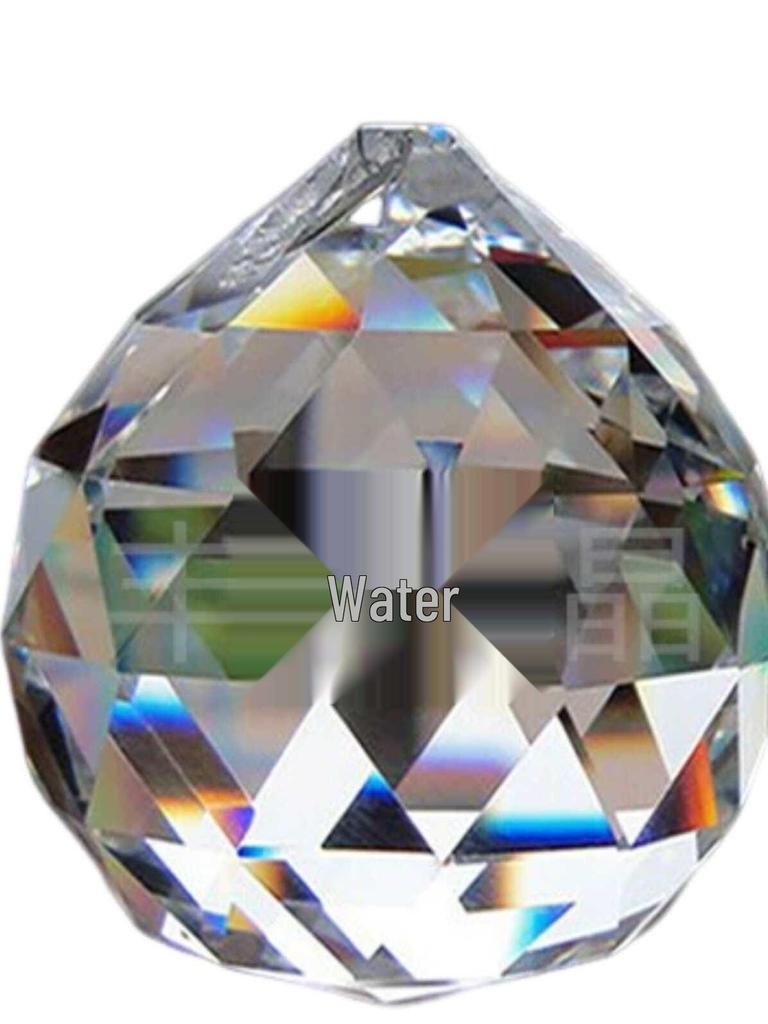 K9 Crystal Beaded Door Curtain Pendant & Lighting Accessory, 30-40mm Loose Beads, DIY Hanging Ball by Leidezhu.