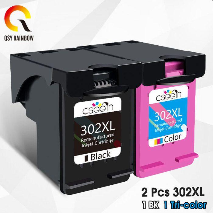CLI - CARTOUCHE IMPRIMANTE - Cartouche reconditionnée 302XL compatible HP Deskjet 1110 1111 1112 2130 2131 - 3 pièces