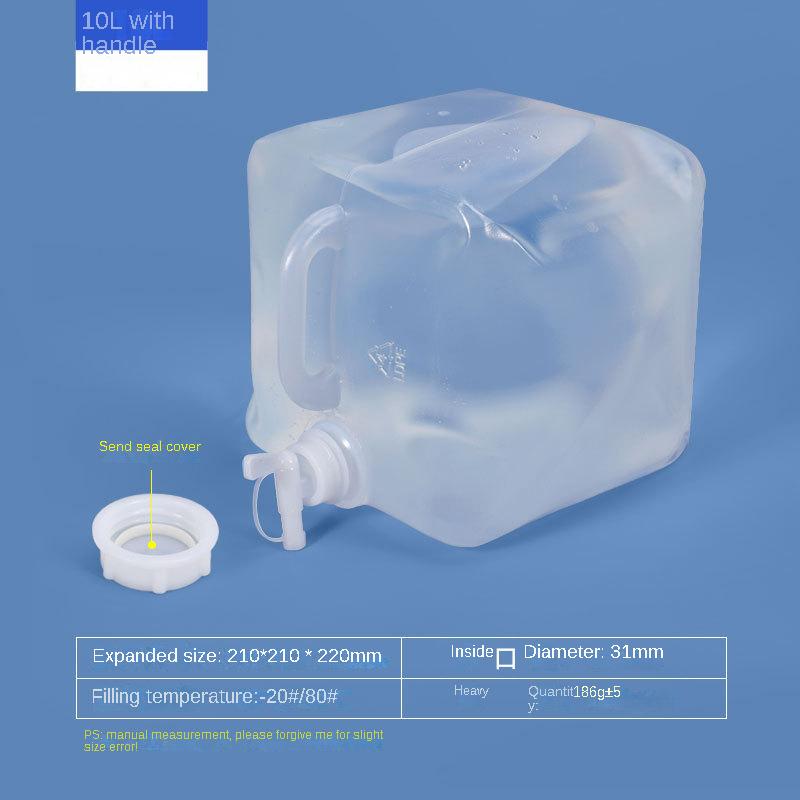 10L/20L Outdoor Camping Water Tank Foldable Water Container Reusable Water Can Portable Folding Travel Picnic BBQ Water Bucket