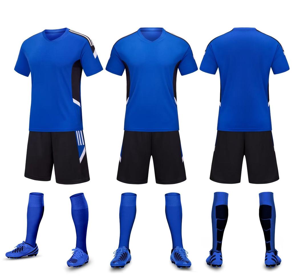 Children'S Football Jersey Set Short-Sleeved Student Class Uniform Sports Football Jersey Team Game Training Team Uniform Printing Number