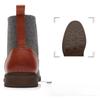 Men's High Boots Imitation Wool Trend Autumn Winter Ankle Boots Round Toe Wedge Desert Boots for Men 2024 Men's Motorcycle botas