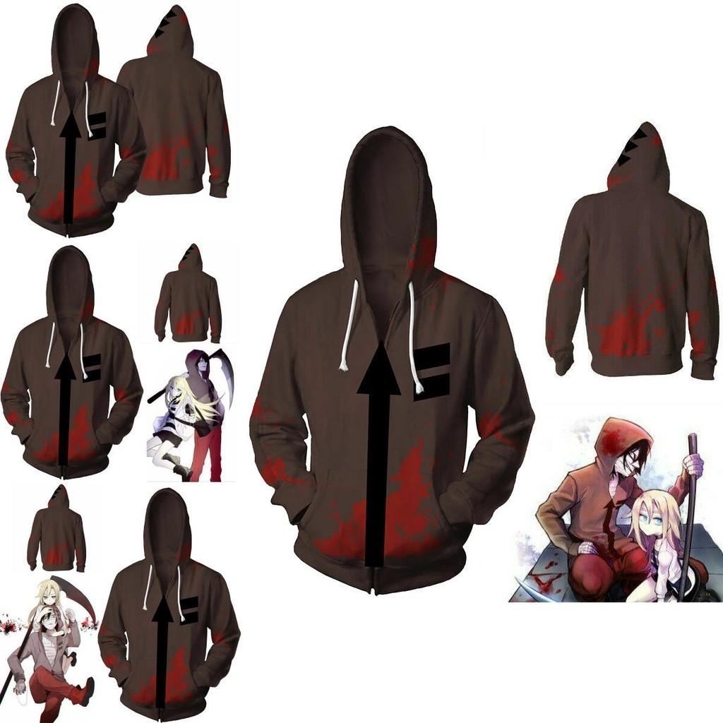 Stylische Anime Angels Of Death Isaac Foster Zack Hoodies Jacke Sweatshirt Cosplay Kostüm Für Ultimativem Komfort Und Wärme