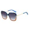 JYL Square Women's Sunglasses UV400 Retro Gradient Trendy Streetwear / 3259