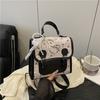College Style Bow Print Small Backpack Women's Summer New Trendy Korean Version Leisure Travel Backpack