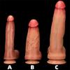 Jumbo Liquid Silicone Double Hardness Simulation Oversized Dildo Big Anal Plug Adult Erotic Products